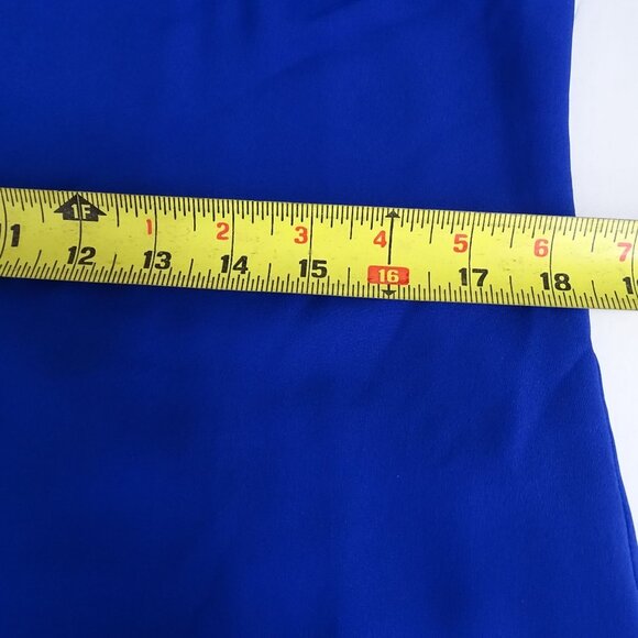 Old Navy Blue T-strap Maxi Dress Women Size M V-Neck Spaghetti Straps Party - Picture 9 of 10